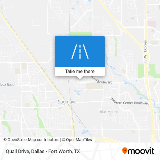 Quail Drive map