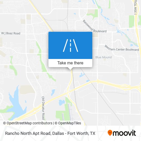 Rancho North Apt Road map