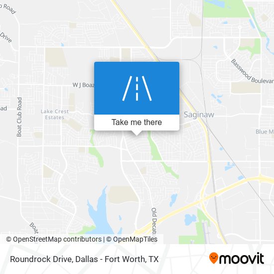 Roundrock Drive map