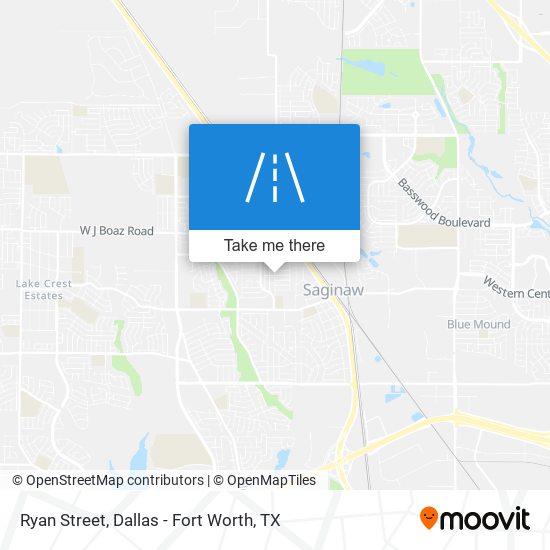 Ryan Street map