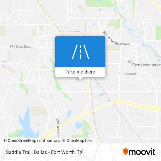 Mapa de Saddle Trail