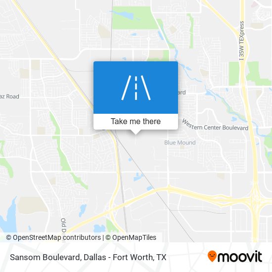 Sansom Boulevard map