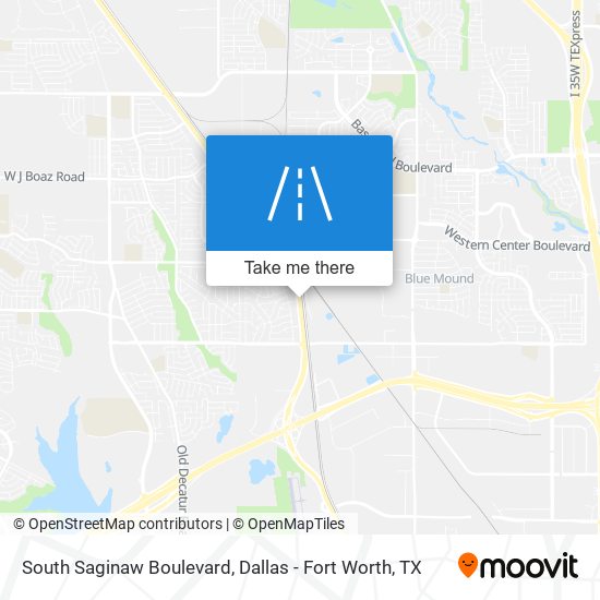 South Saginaw Boulevard map