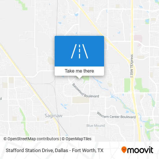 Stafford Station Drive map