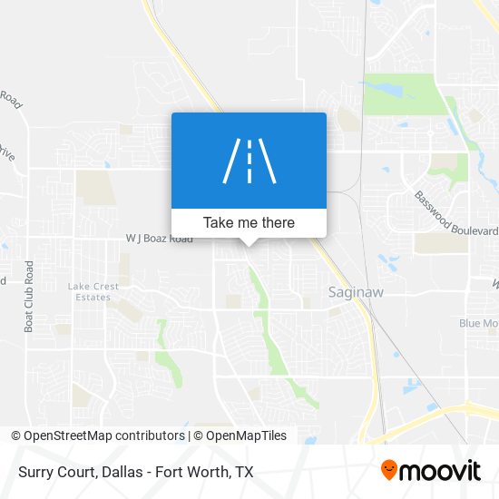 Surry Court map