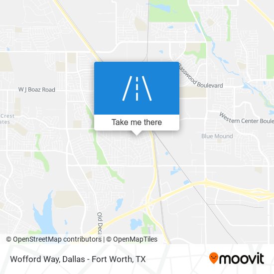 Mapa de Wofford Way