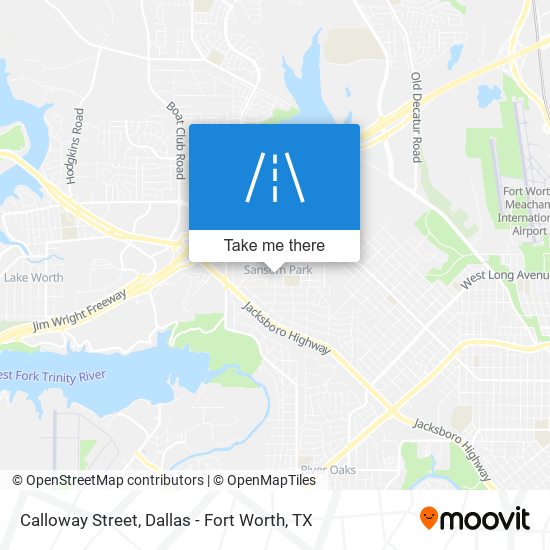 Calloway Street map
