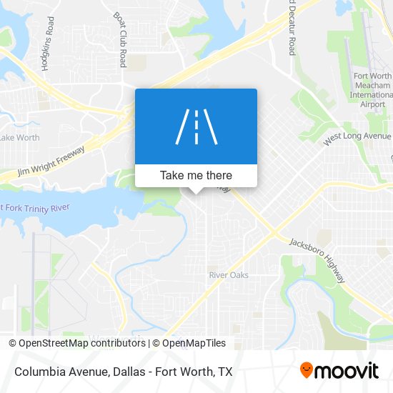 Columbia Avenue map