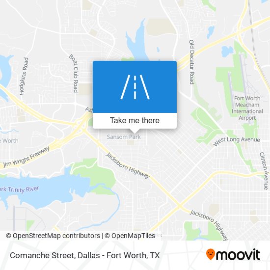 Mapa de Comanche Street