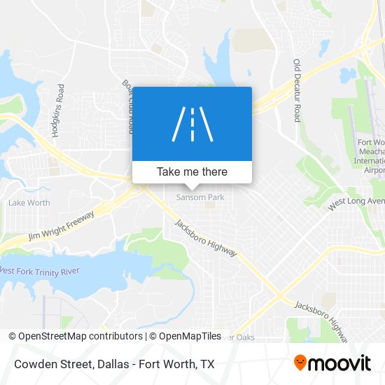 Cowden Street map