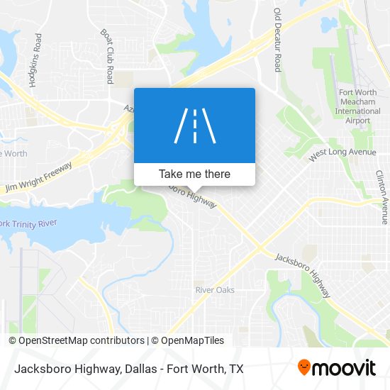 Jacksboro Highway map