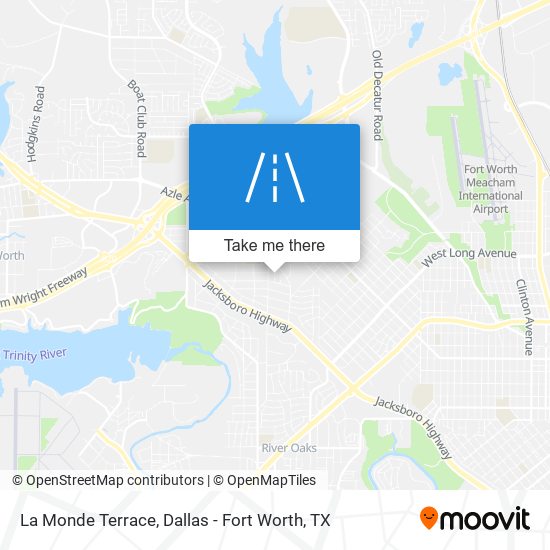 La Monde Terrace map