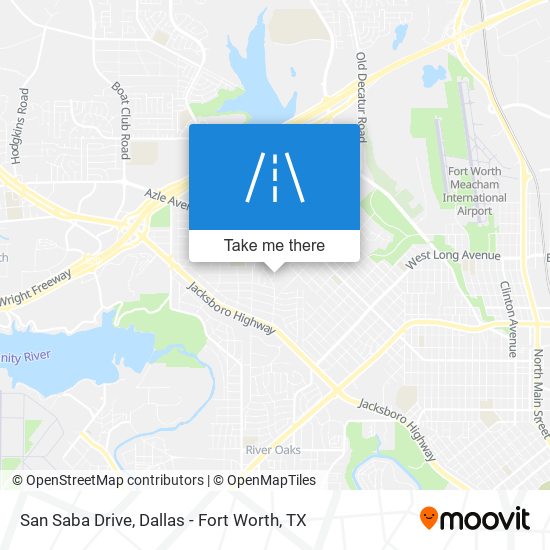 Mapa de San Saba Drive