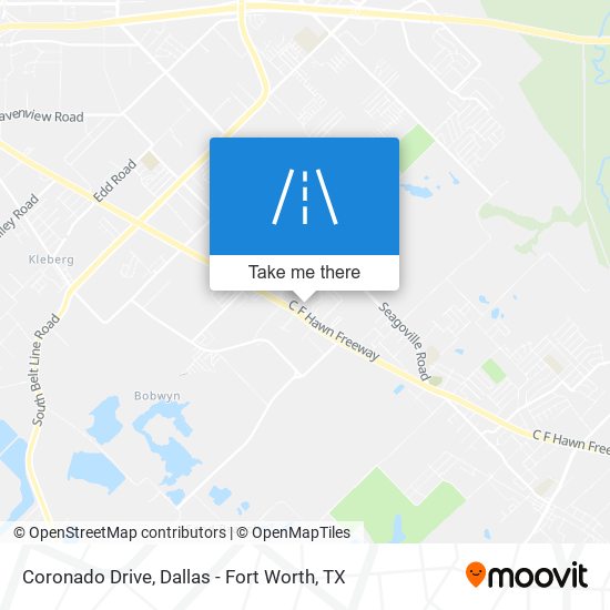 Coronado Drive map