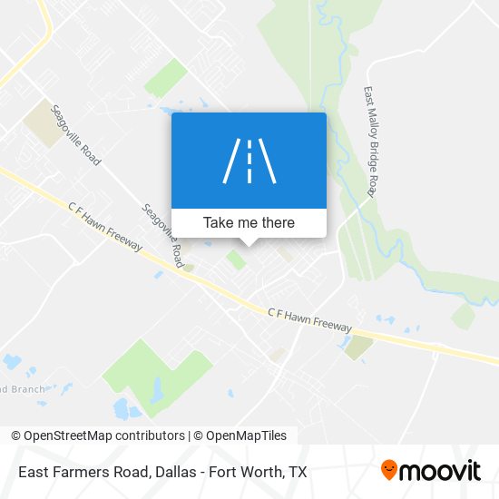 East Farmers Road map