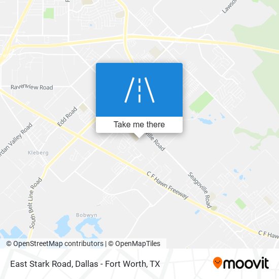 East Stark Road map