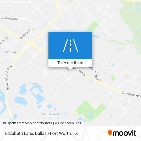 Elizabeth Lane map