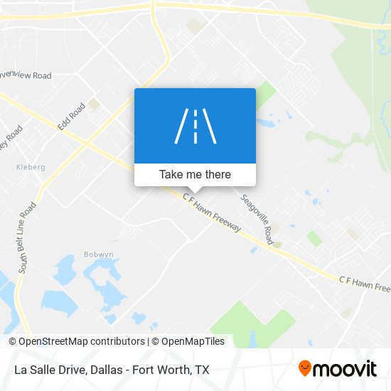 La Salle Drive map