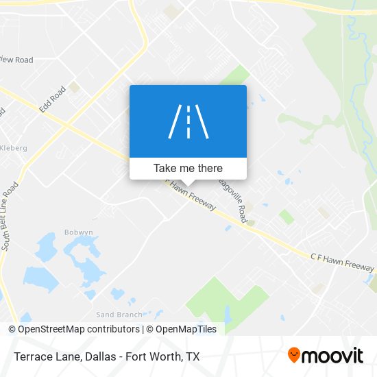 Terrace Lane map