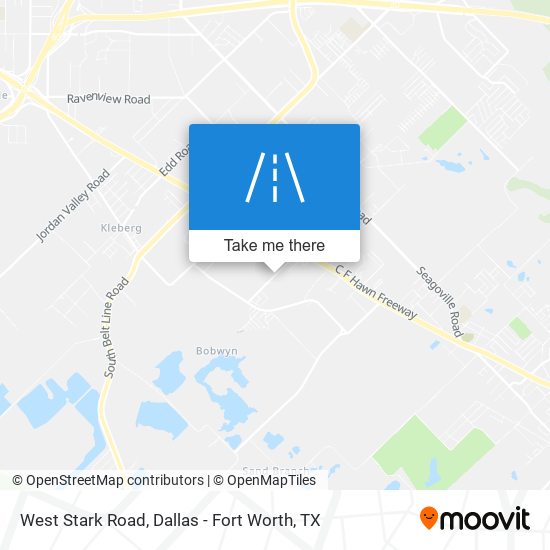 West Stark Road map