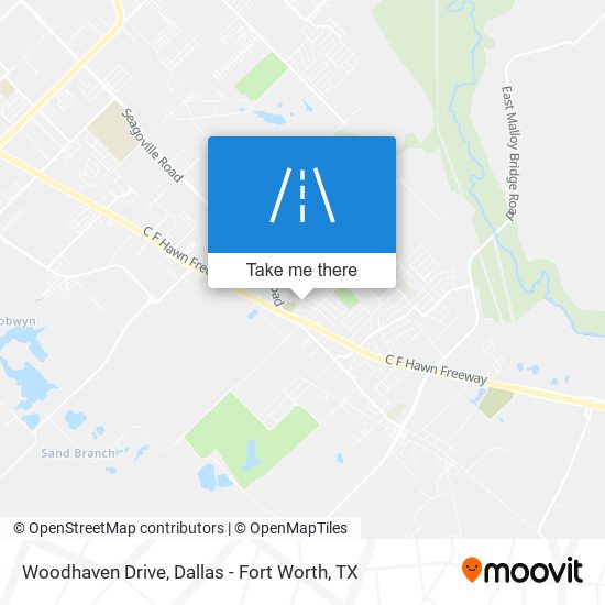 Mapa de Woodhaven Drive