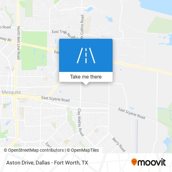 Aston Drive map