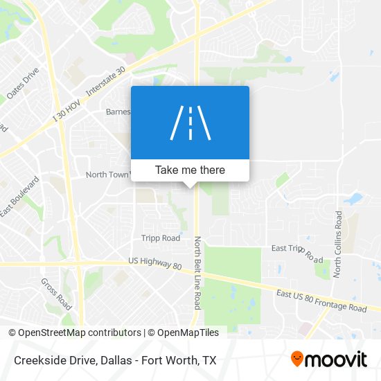 Creekside Drive map