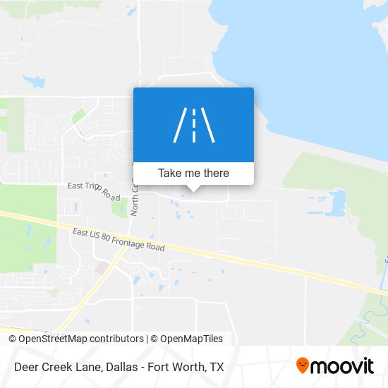 Deer Creek Lane map