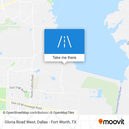 Gloria Road West map