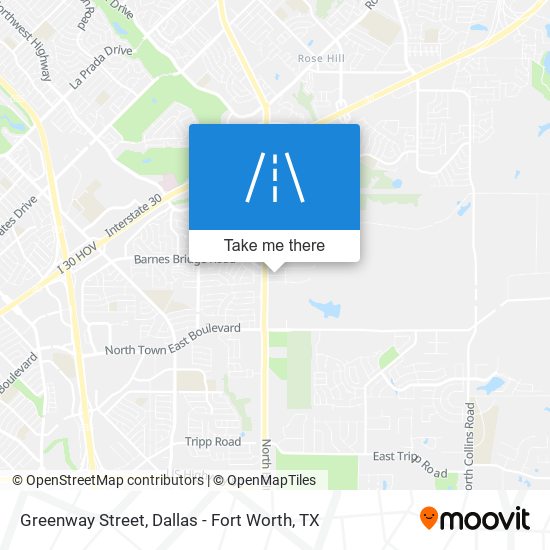 Greenway Street map
