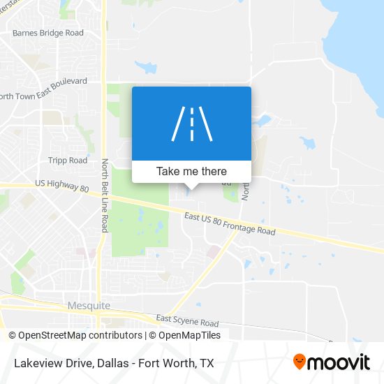 Lakeview Drive map