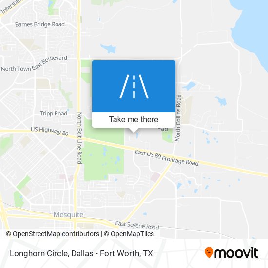 Longhorn Circle map