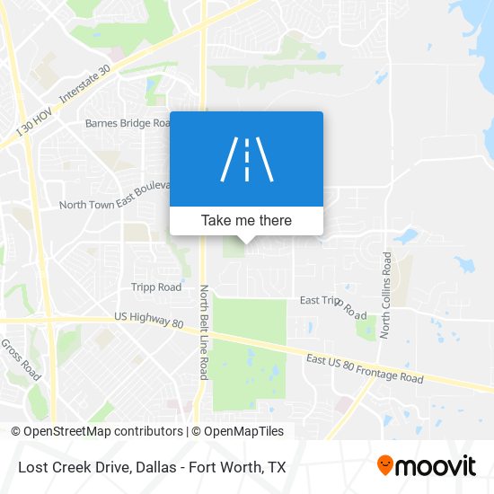 Mapa de Lost Creek Drive