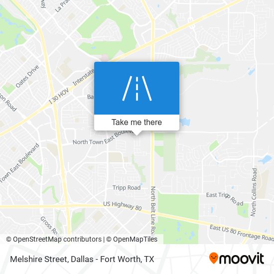 Mapa de Melshire Street