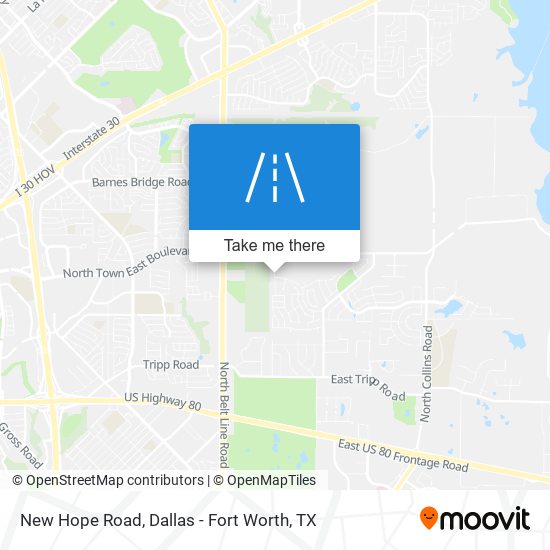 Mapa de New Hope Road