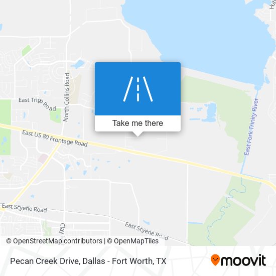 Mapa de Pecan Creek Drive