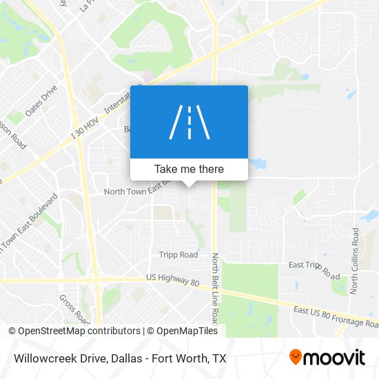 Mapa de Willowcreek Drive