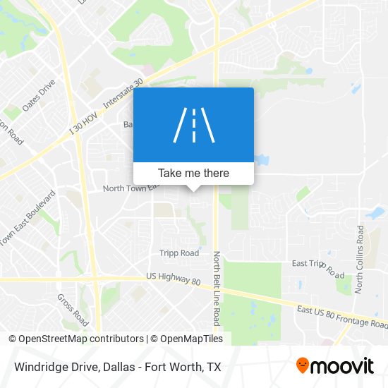 Windridge Drive map