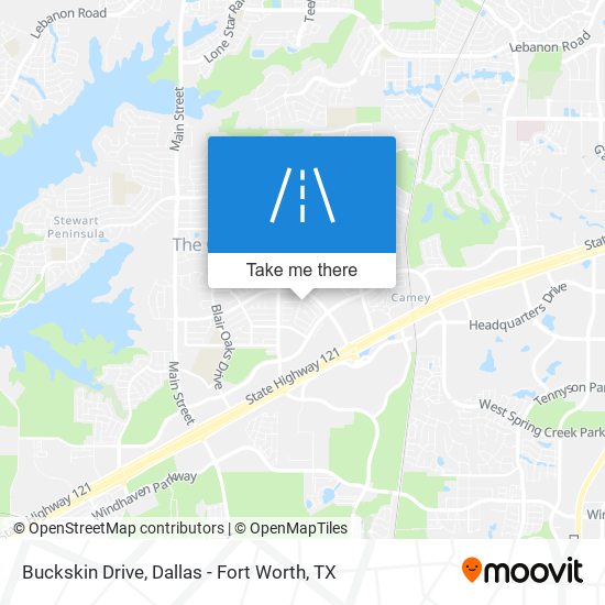 Buckskin Drive map