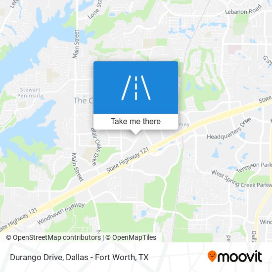Durango Drive map