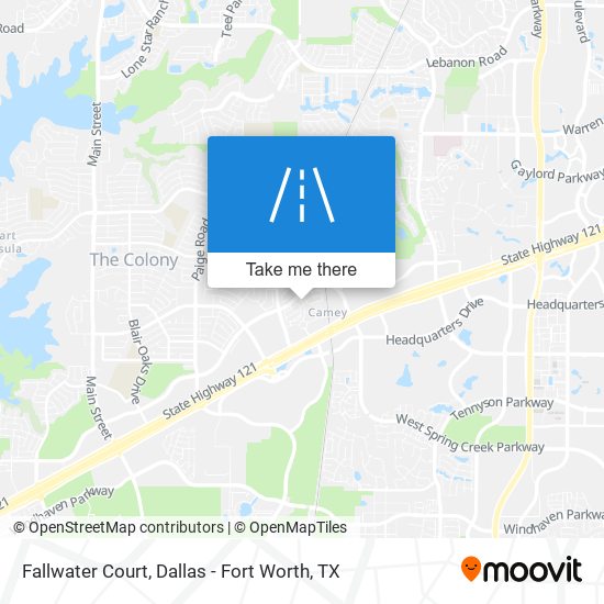 Fallwater Court map