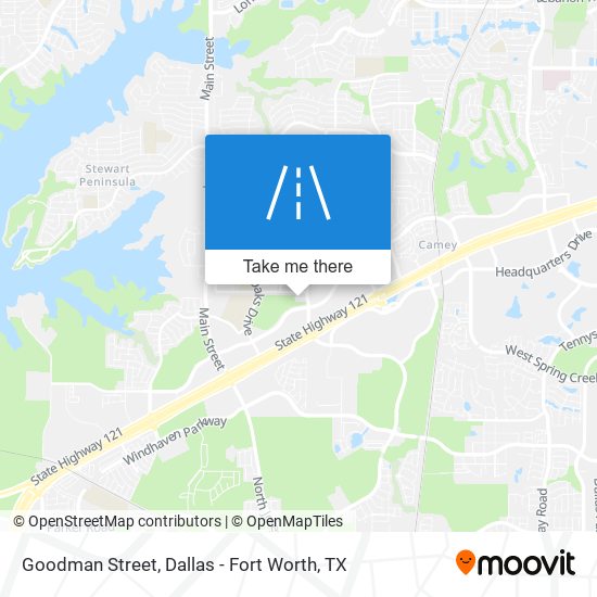 Mapa de Goodman Street