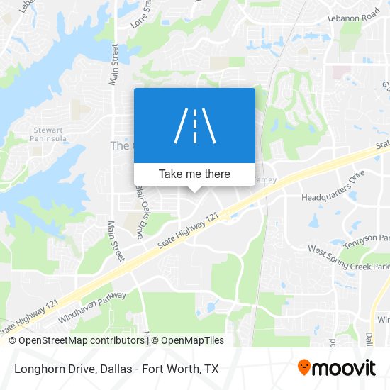 Mapa de Longhorn Drive