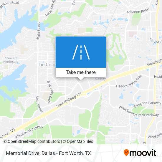 Mapa de Memorial Drive