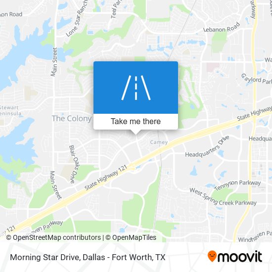 Mapa de Morning Star Drive