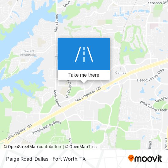 Mapa de Paige Road