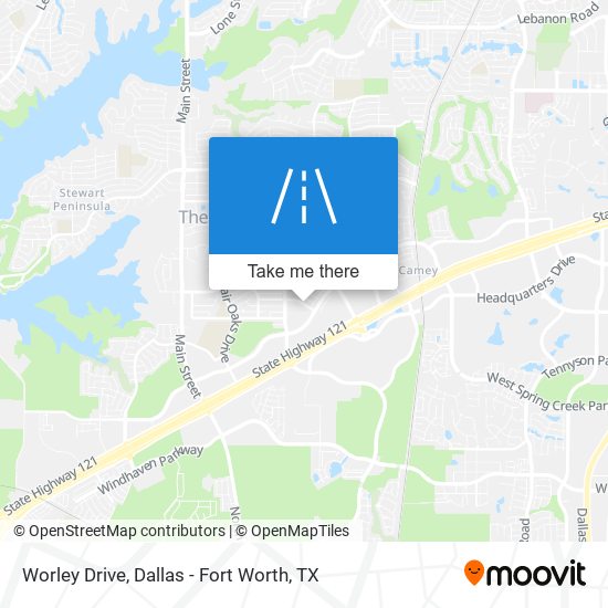Mapa de Worley Drive