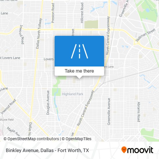Mapa de Binkley Avenue