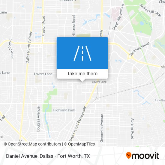 Mapa de Daniel Avenue