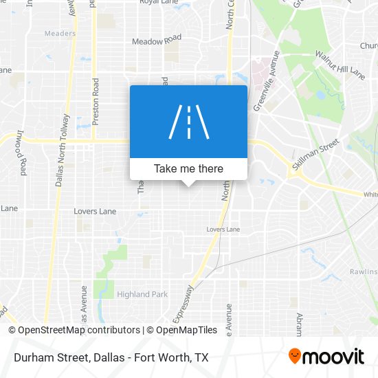 Mapa de Durham Street